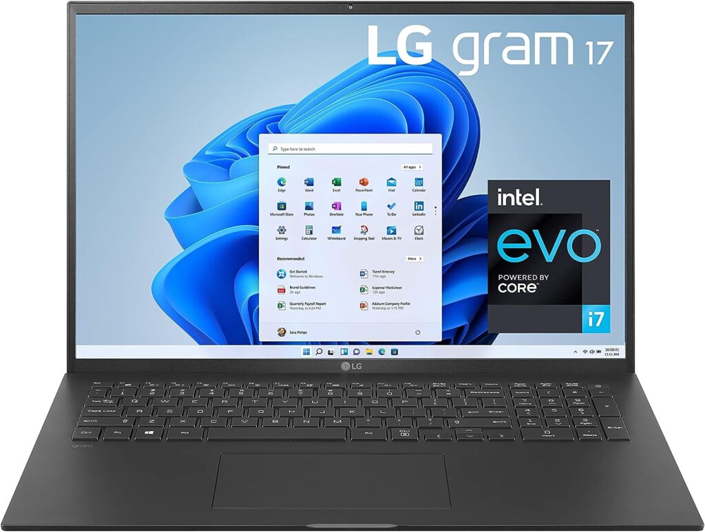 LG Gam 17 Laptop design