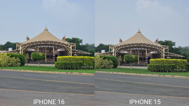 iPhone 15 vs 16 main camera comparison